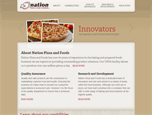 Tablet Screenshot of nationpizza.com